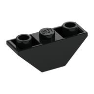 Brick Sloped Inverted 45° 3 x 1 Double with 2 Completely Open Studs (Black)