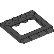 Hinge Vehicle Roof 4 x 4 Sunroof with Ledges (Black)