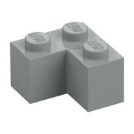 Brick 2 x 2 Corner (Light Gray)