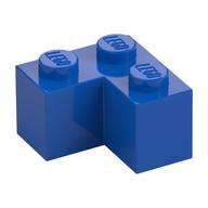 Brick 2 x 2 Corner (Blue)