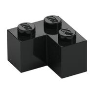 Brick 2 x 2 Corner (Black)