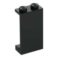 Panel 1 x 2 x 3 [Hollow Studs] (Black)