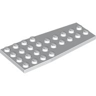 Wedge Plate 4 x 9 without Stud Notches (White)