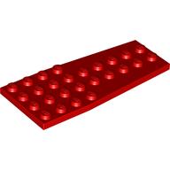 Wedge Plate 4 x 9 without Stud Notches (Red)