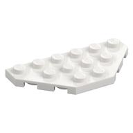 Wedge Plate 3 x 6 Cut Corners (White)