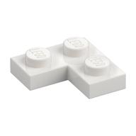 Plate 2 x 2 Corner (White)