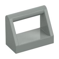 Tile Special 1 x 2 with Handle (Light Gray)