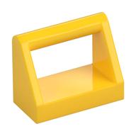 Tile Special 1 x 2 with Handle (Yellow)