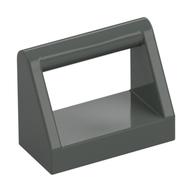 Tile Special 1 x 2 with Handle (Dark Gray)