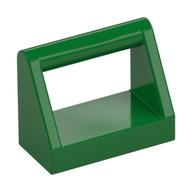 Tile Special 1 x 2 with Handle (Green)