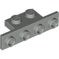 Bracket 1 x 2 - 1 x 4 [Square Corners] (Light Gray)