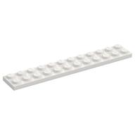 Plate 2 x 12 (White)