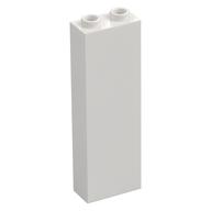 Brick 1 x 2 x 5 with Hollow Studs (White)