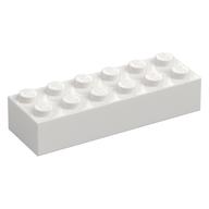 Brick 2 x 6 (White)