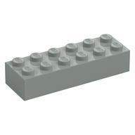 Brick 2 x 6 (Light Gray)