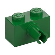 Brick Special 1 x 2 with Pin (Green)