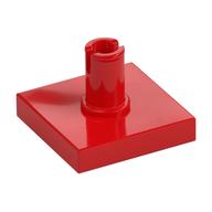 Tile Special 2 x 2 with Top Pin (Red)