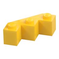 Brick Wedged 3 x 3 Facet (Yellow)