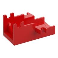 Launcher Base, Weapon Cannon Base 2 x 4 (Red)