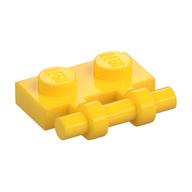 Plate Special 1 x 2 Side Handle [Free Ends] (Yellow)