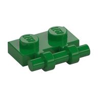 Plate Special 1 x 2 Side Handle [Free Ends] (Green)