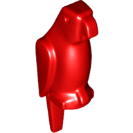 Animal, Bird, Parrot [Plain] (Red)