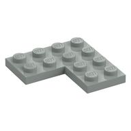 Plate 4 x 4 Corner (Light Gray)