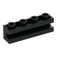 Brick Special 1 x 4 with Groove (Black)