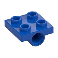 Plate Special 2 x 2 with 2 Pin Holes (Blue)