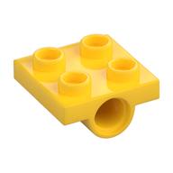 Plate Special 2 x 2 with 2 Pin Holes (Yellow)