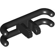 Train Pantograph Shoe with Locking Hinge with 2 Fingers (Black)