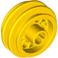 Wheel Rim 24 x 14 VR with Center Axle Hole (Yellow)