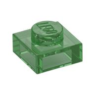 Plate 1 x 1 (Trans-Green)