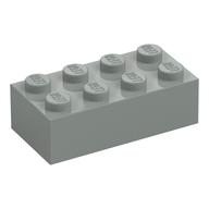 Brick 2 x 4 (Light Gray)