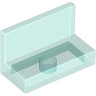 Panel 1 x 2 x 1 [Square Corners] (Trans-Light Blue)