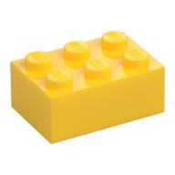 Brick 2 x 3 (Yellow)