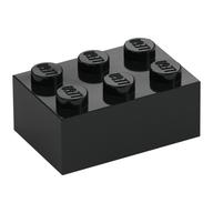 Brick 2 x 3 (Black)