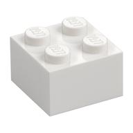 Brick 2 x 2 (White)