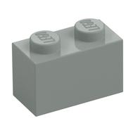 Brick 1 x 2 (Light Gray)