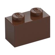 Brick 1 x 2 (Brown)