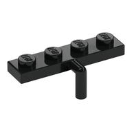 Plate Special 1 x 4 with Bar Down (Black)
