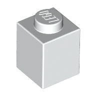 Brick 1 x 1 (White)