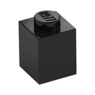 Brick 1 x 1 (Black)