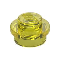 Plate Round 1 x 1 with Solid Stud (Trans-Yellow)