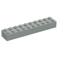 Brick 2 x 10 (Light Gray)