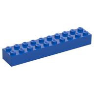 Brick 2 x 10 (Blue)