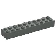 Brick 2 x 10 (Dark Gray)