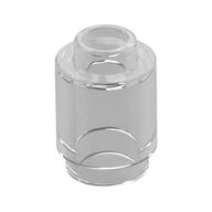 Brick Round 1 x 1 Open Stud (Trans-Clear)