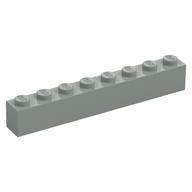 Brick 1 x 8 (Light Gray)