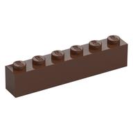 Brick 1 x 6 (Brown)